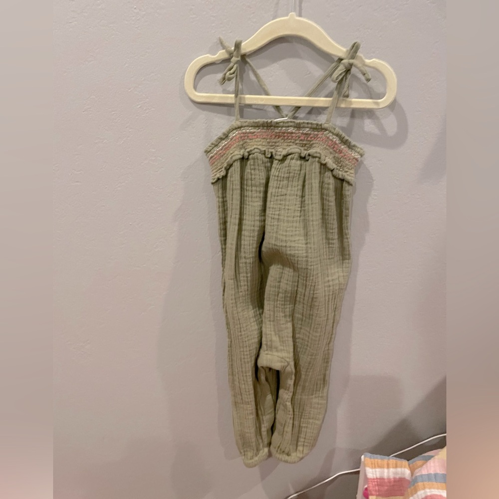 Olive green jumpsuit